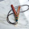 Kuripe de Collar: Arte en Madera de Chonta, Palo Santo y Hueso