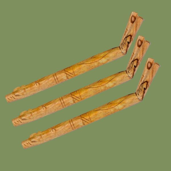 Tepys Doble en Palo Santo diseños de serpiente aguila y jaguar