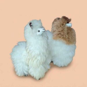 Alpaca Artesanal de Lana y Cuero Chico, Hecho a Mano