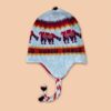 Gorro Chullo Unisex de Lana de Alpaca con Orejeras