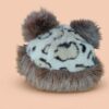 Gorra de Piel y Lana de Alpaca para Mujer con Orejitas