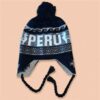 Gorro Chullo Unisex de Lana de Alpaca con Orejeras