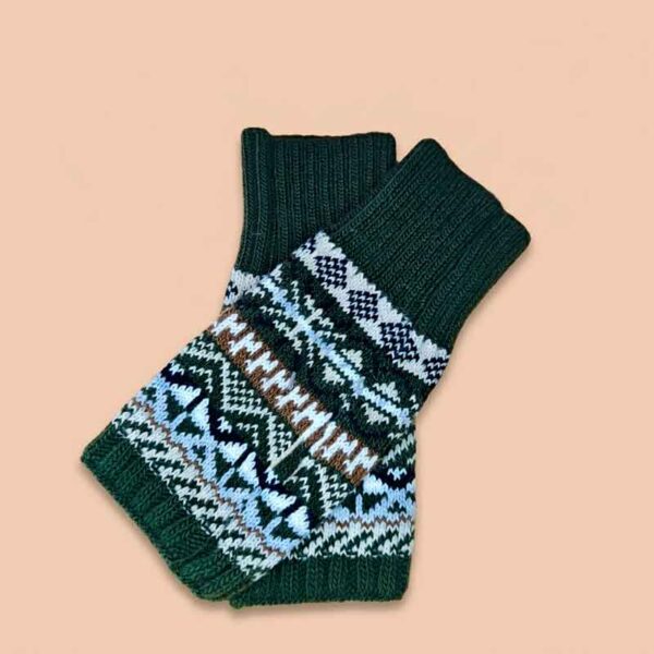 Guantes de Lana de Alpaca Tejidos a Mano Unisex